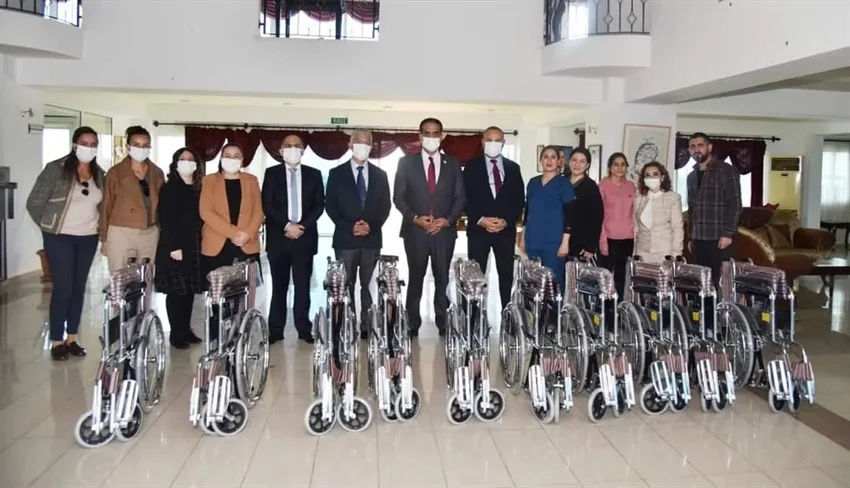 Kalkanlı Yaşam Evi’ne tekerlekli sandalye desteği