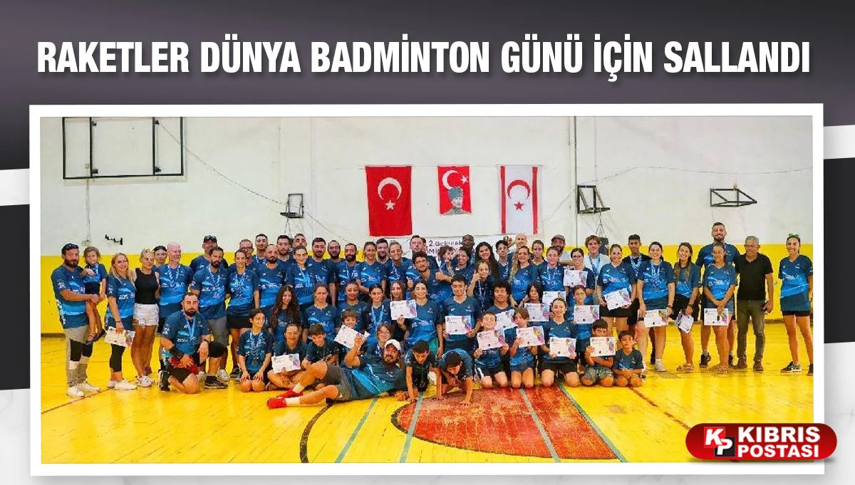 Dünya Badminton Günü etkinliğinde sporculara ödüllerini verdi