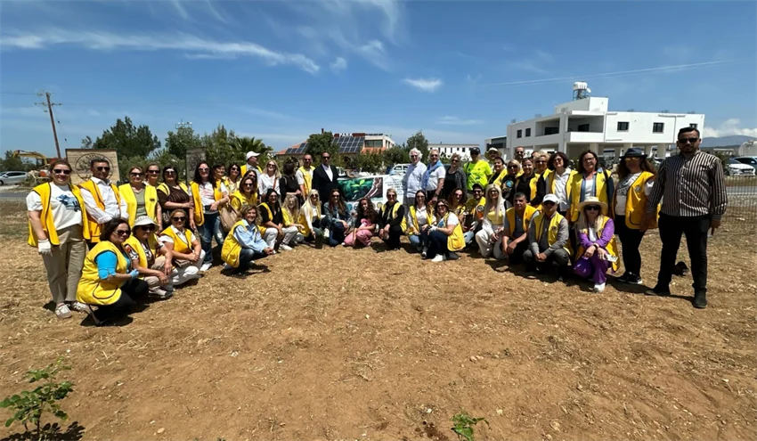 Kalkanlı’da Lions öncülüğünde ağaçlandırma ve kermes