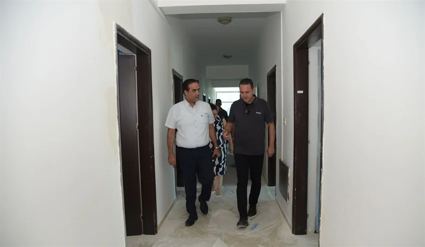 Kalkanlı Yaşam Evi’nde tadilat takibi